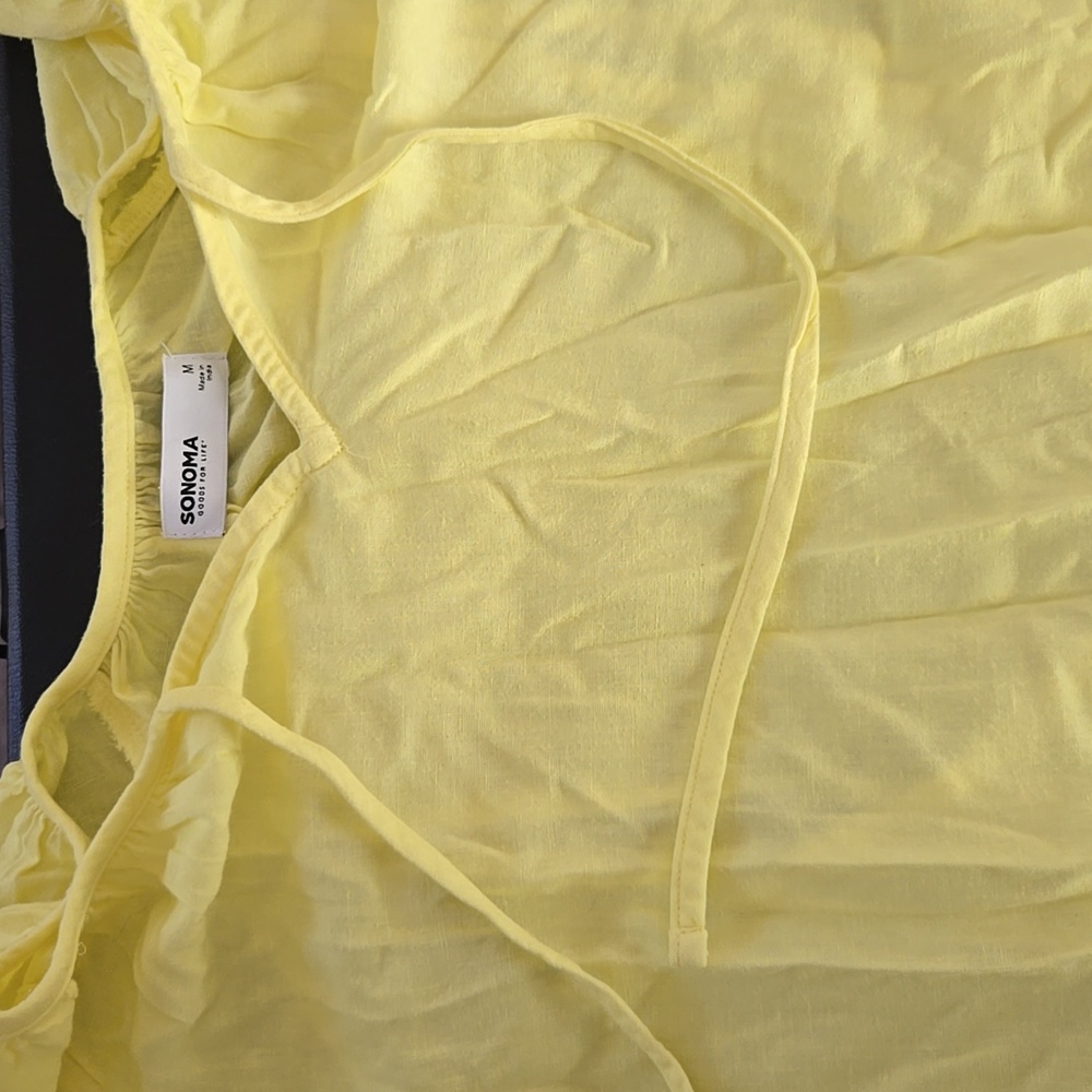Sonoma Yellow Sheer Blouse